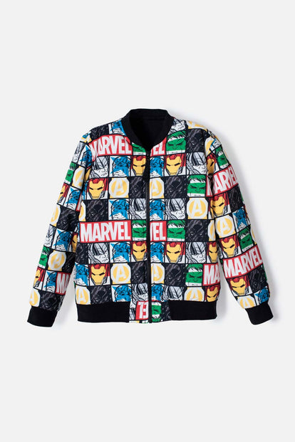  CHAQUETA DE MARVEL CON CIERRE MULTICOLOR PARA NIÑO