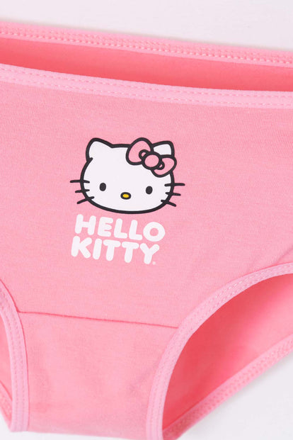  PACK X2 PANTIES DE HELLO KITTY BLANCO Y ROSADO PARA NIÑA