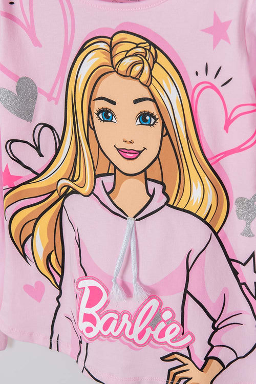 Card slide image -  CAMISETA DE LA BARBIE MANGA LARGA ROSADO PARA NIÑA