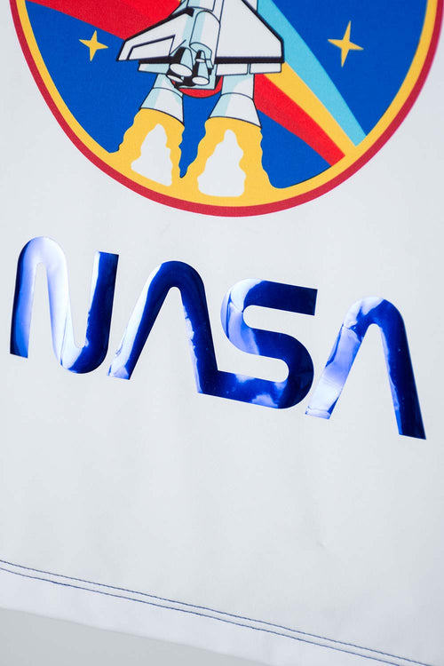 Card slide image -  CAMISETA DE BAÑO NASA BLANCO/AZUL/ROJO PARA NIÑO