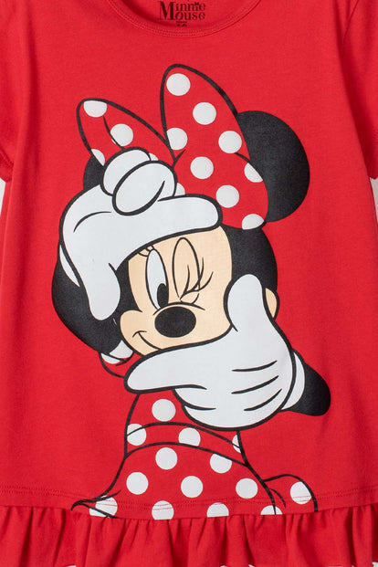  PIJAMA DE MINNIE MANGA CORTA MULTICOLOR PARA NIÑA