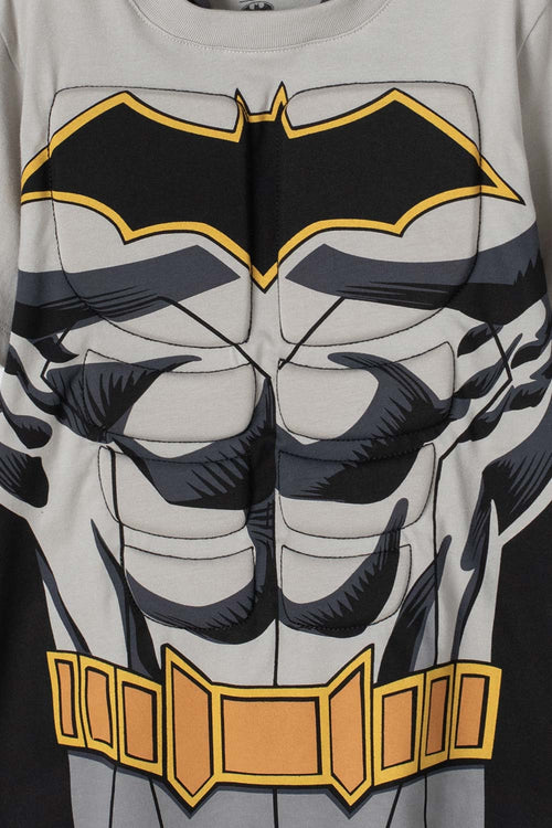 Card slide image -  CAMISETA DE BATMAN MANGA CORTA GRIS PARA NIÑO