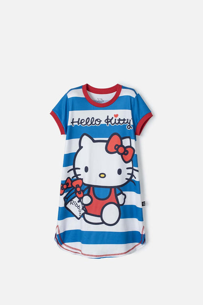  PIJAMA DE HELLO KITTY MULTICOLOR TIPO BATOLA PARA NIÑA