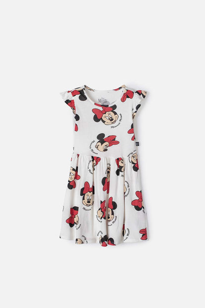  VESTIDO DE MINNIE MOUSE IVORY PARA NIÑA