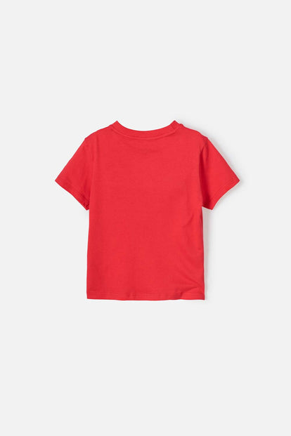  CAMISETA DE SPIDER-MAN ESTAMPADA ROJA PARA NIÑO DE 2T A 5T