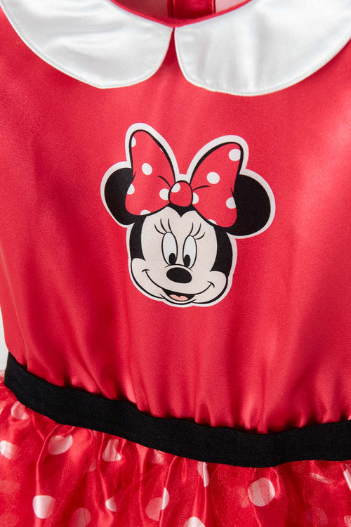 Card slide image -  VESTIDO DE MINNIE MOUSE CON MANGA CORTA PARA NIÑA DE 2T A 5T