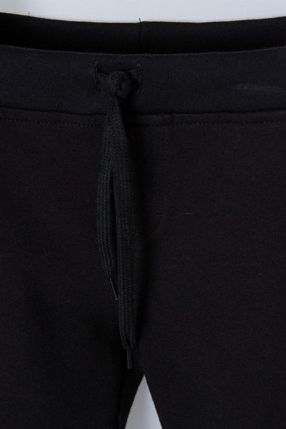  JOGGER DE LITTLEMIC CON CORDÓN NEGRO PARA NIÑO 2T A 5T
