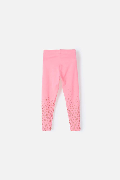 Card slide image -  LEGGINS LITTLEMIC ESTAMPADO ROSADO PARA NIÑA 2T A 5T