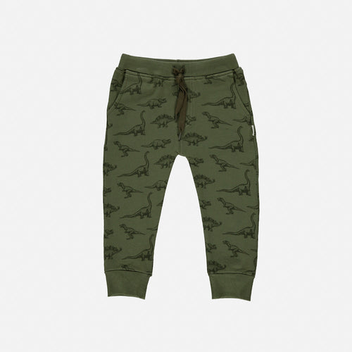 Card slide image -  JOGGER DE LITTLEMIC CON CORDÓN VERDE MILITAR PARA NIÑO 2T A 5T