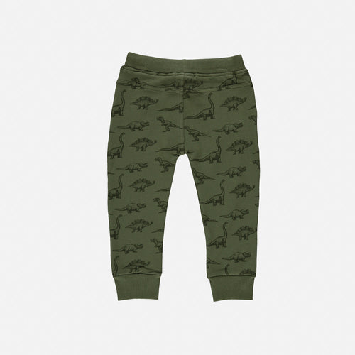 Card slide image -  JOGGER DE LITTLEMIC CON CORDÓN VERDE MILITAR PARA NIÑO 2T A 5T