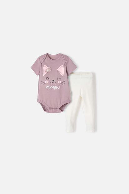  CONJUNTO DE LITTLEMIC PARA BEBÉ NIÑA