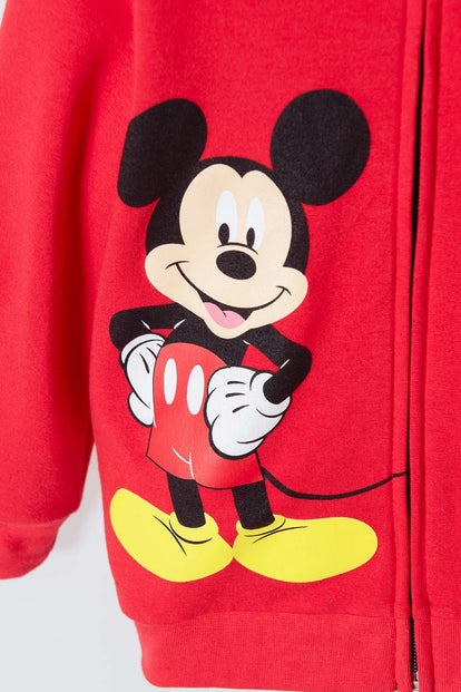 BUZO DE MICKEY MOUSE ROJO CON CAPUCHA PARA NINO 2T A 5T MIC Guatemala