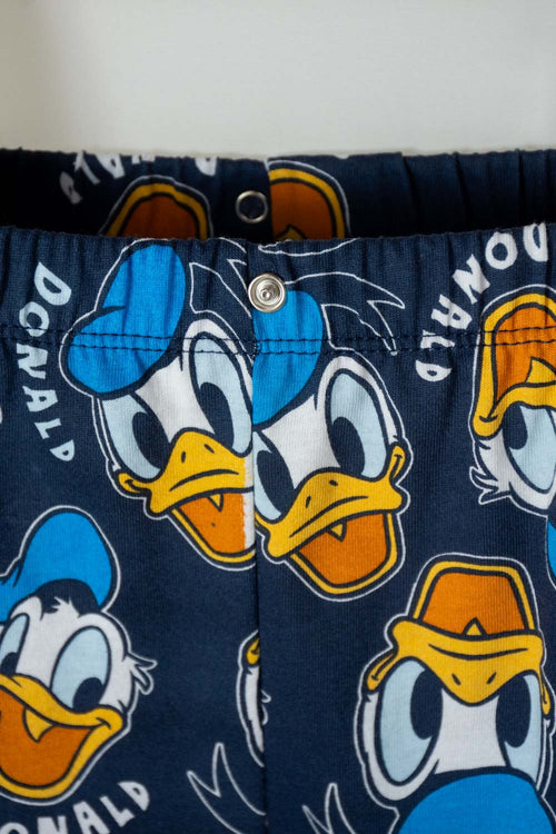 Card slide image -  PIJAMA PATO DONALD CON PANTALÓN LARGO AZUL PARA BEBÉ NIÑO