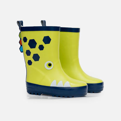  BOTAS DE LLUVIA DE LITTLEMIC VERDES PARA NIÑO